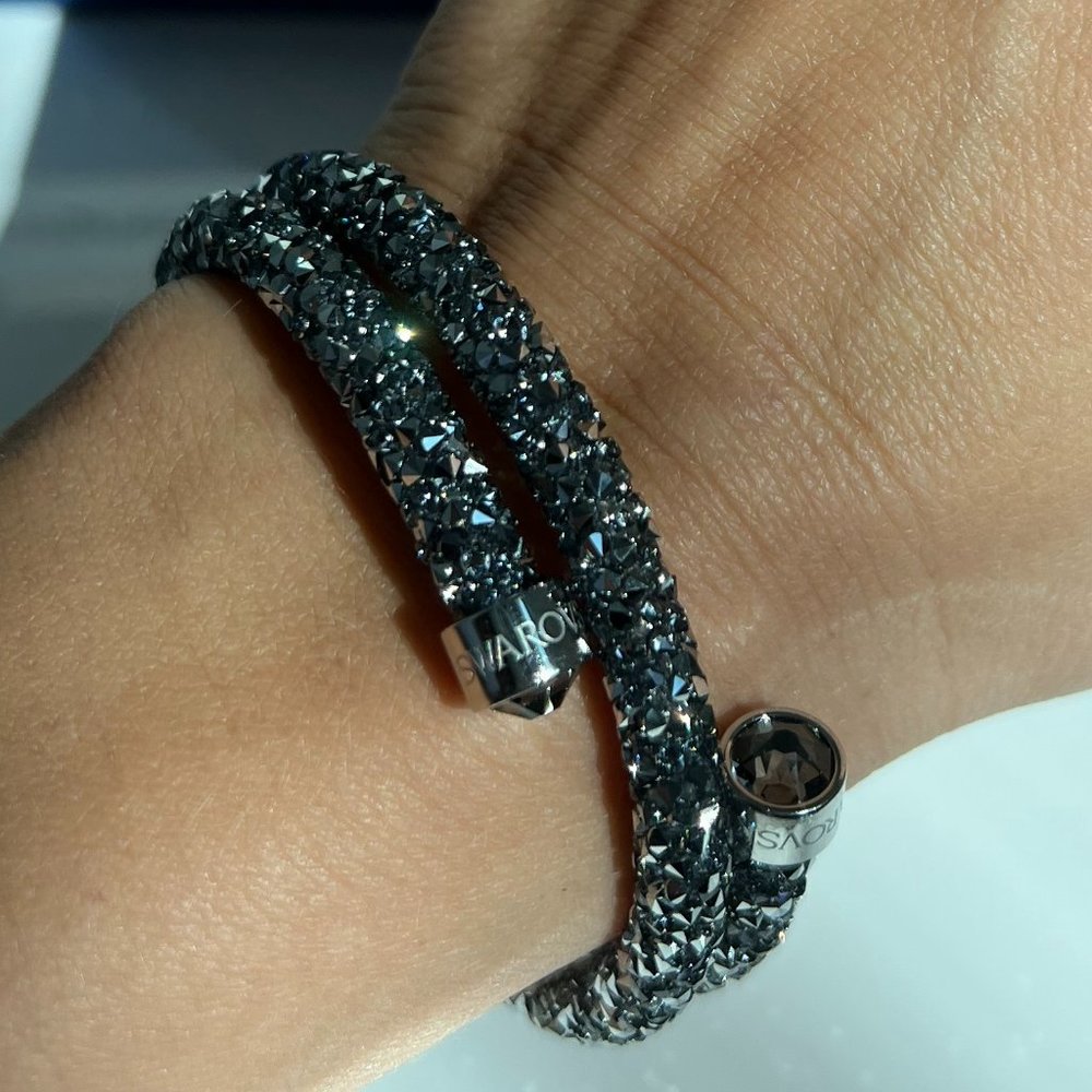 SWAROVSKI double wrap crystal bracelet